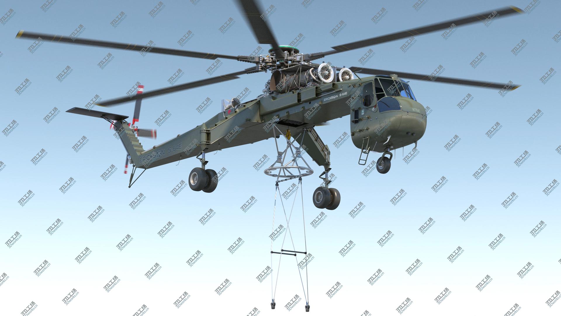 images/goods_img/20210313/3D Heavy Lift Helicopter Sikorsky S-64 Skycrane Rigged/2.jpg